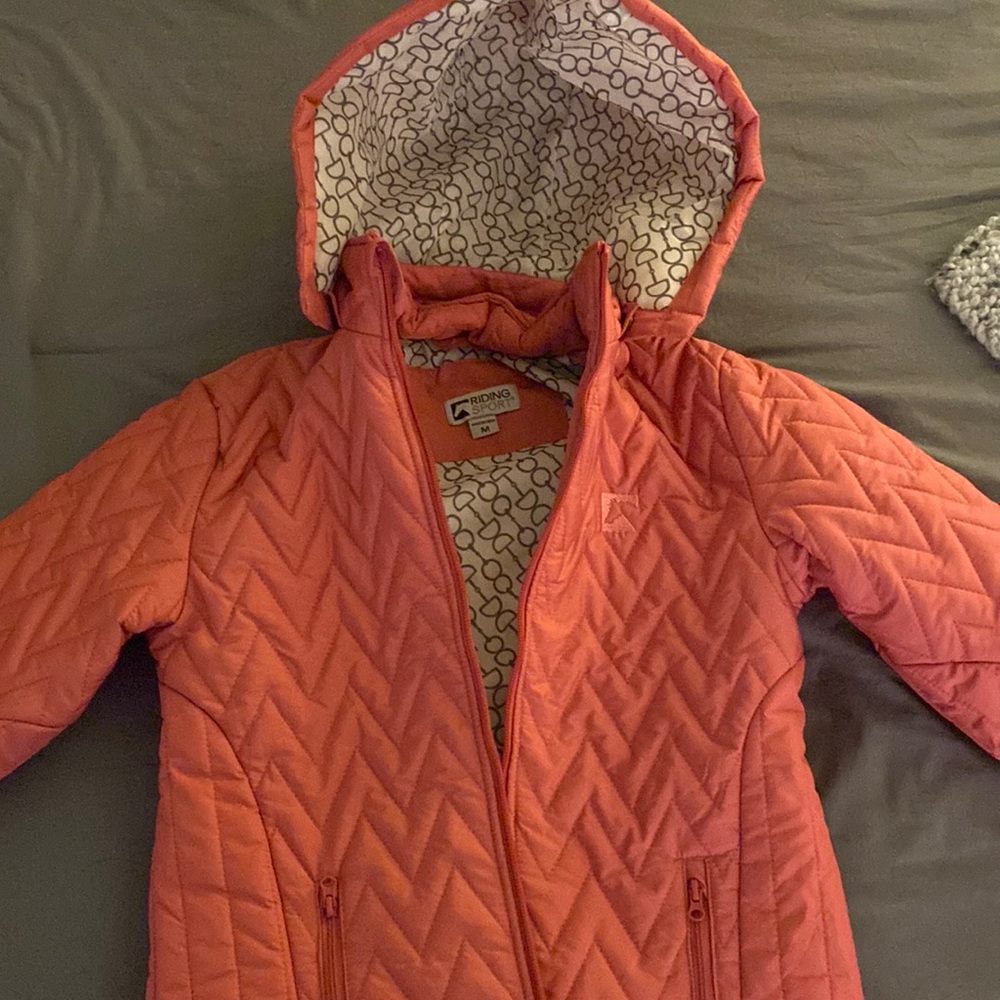 Dover Saddlery Winter Riding Coat girls M pink